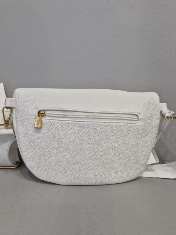 Belt bag λευκό με 3 θήκες - Image 4