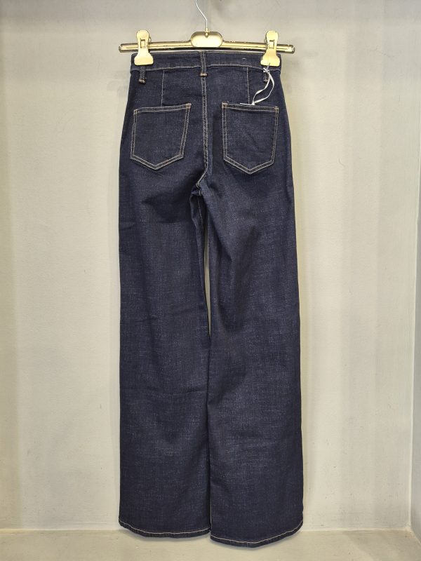 Denim flared σε μπλε σκούρο - Image 2
